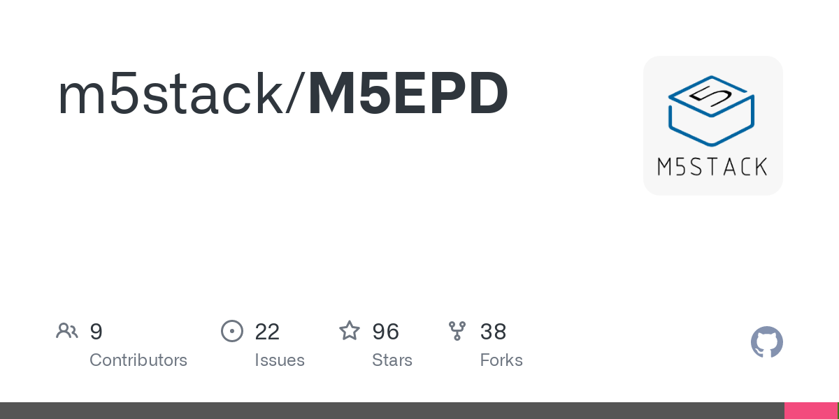 GitHub - m5stack/M5EPD