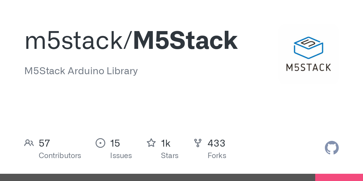 GitHub - m5stack/M5Stack: M5Stack Arduino Library