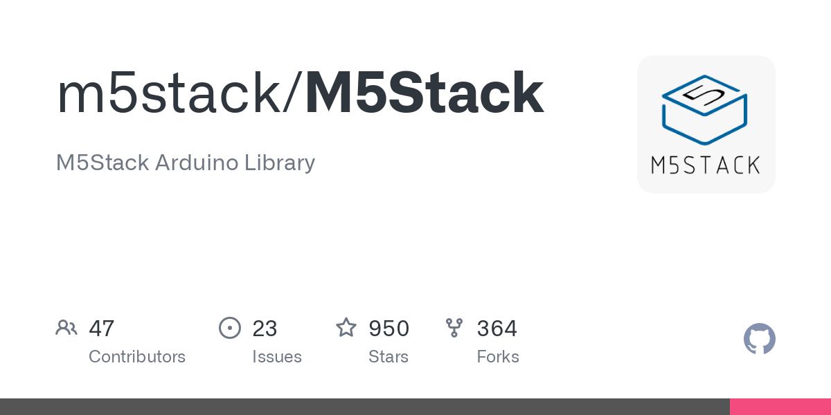 GitHub - m5stack/M5Stack: M5Stack Arduino Library